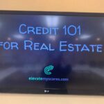 Credit 101 for Real Estate class title slide, Elevate My Scores