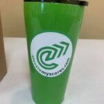 Elevate My Scores branded tumbler