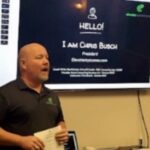 Chris Busch, President of Elevate My Scores, presenting a Credit 101 for Real Estate class in Houston Texas